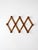 Vintage Wooden Accordion Peg Rack For Sale - Image 4 of 15
