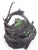 Margaret Reventlow, American born London, 1915 - 2014, "Ten Fathoms Deep", (swimming fish) bronze with green and red slag...