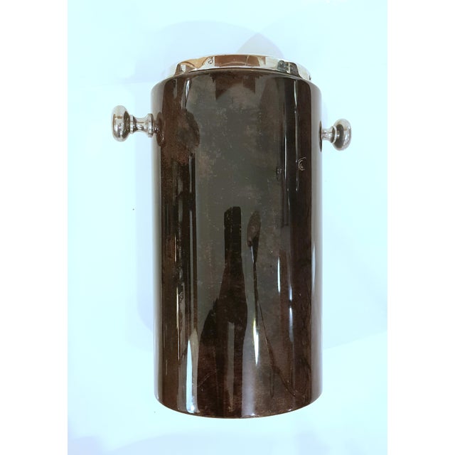 Goatskin Wine Cooler attributed to Aldo Tura, 1960s, Set of 2, in Very Good conditions. Designed 1960 to 1969 This piece...