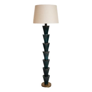 Nizwa Dark Turquoise Floor Lamp by Barracuda Interiors For Sale