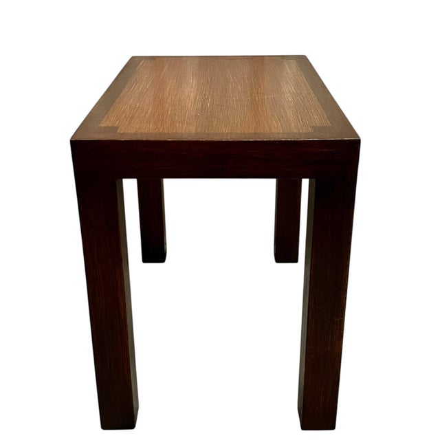 Vintage Mid Century Modern Small Parsons Side Table For Sale - Image 6 of 16
