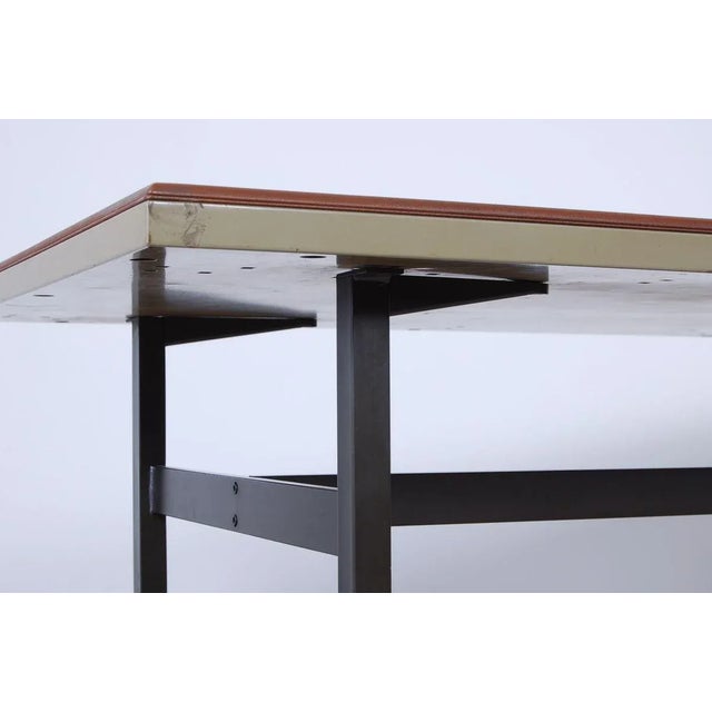 Italian Table and Office Chairs from Trau, 1960s, Set of 5 For Sale - Image 13 of 18