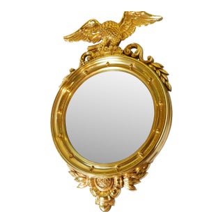 Vintage Syroco 4010 Eagle Mirror Federal Style Convex Wall Mirror Excellent Condition Celebrate u.s. 250th Anniversary For Sale