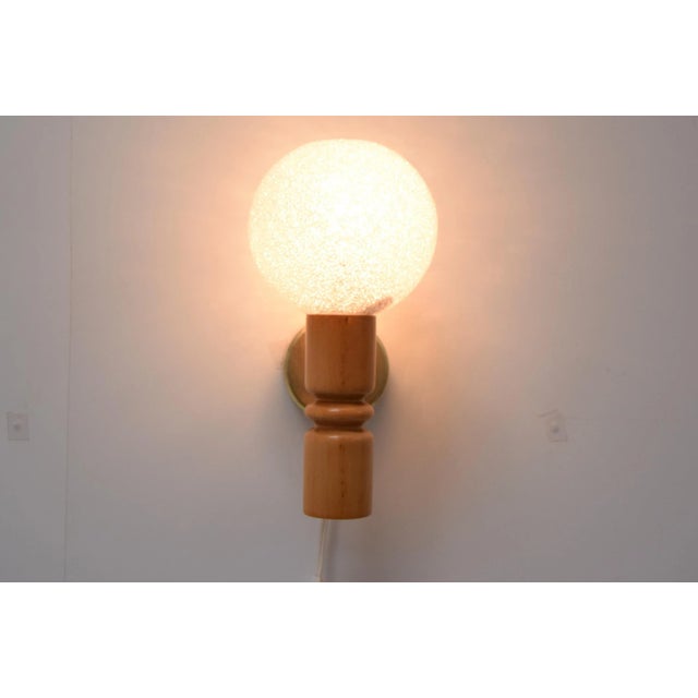 Plastic Mid-Century Wall Lamp attributed to Zilina, 1970s For Sale - Image 7 of 13