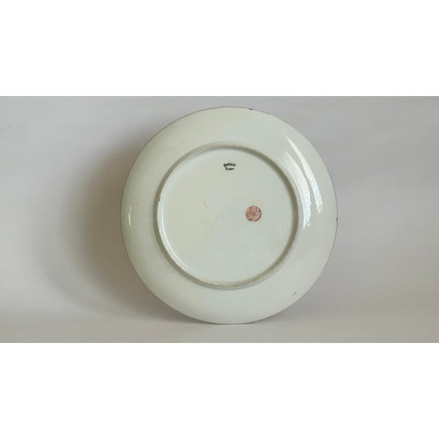 Antique Haviland Limoges Hand-Painted Poppy Plate — Pitkin & Brooks Chicago For Sale - Image 10 of 10