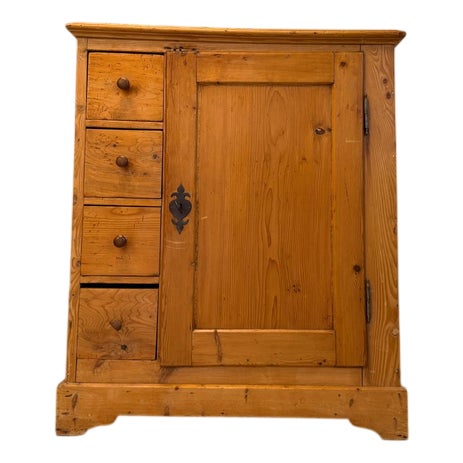 Rustic Biedermeier Bread Buffet For Sale