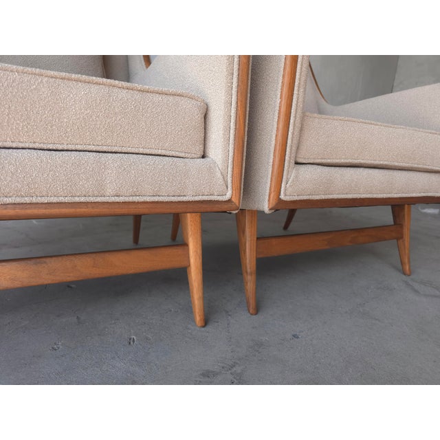 Pair of Mid Century Lounge Chairs by Paul McCobb - Restored For Sale In Las Vegas - Image 6 of 12