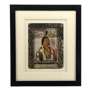 Antique Indian Chief Chromolithograph