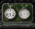 Silver Clock and Barometer from Thornhill London, 1950s For Sale - Image 10 of 12