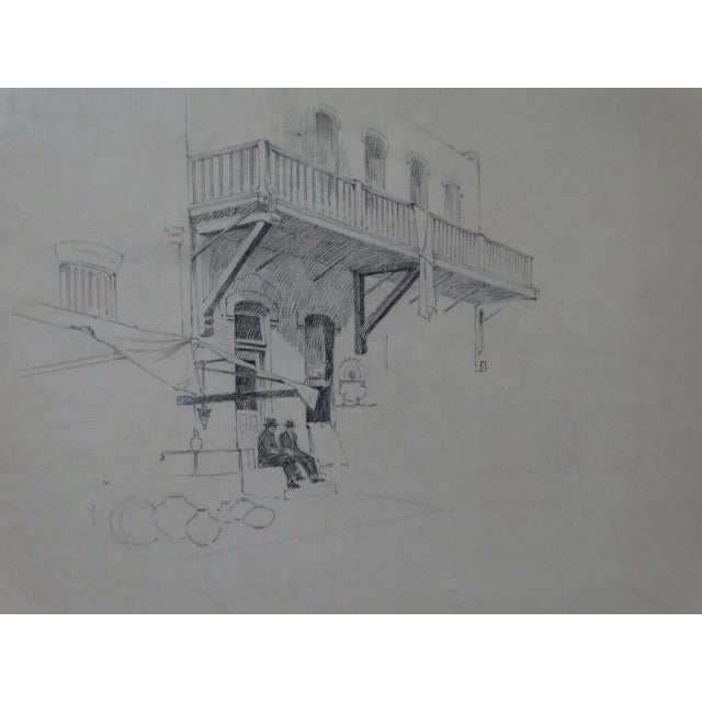 Bess Haddon Canright: Olvera Street, Los Angeles, Circa 1930 For Sale - Image 4 of 9