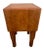 Vintage Butchers Block Carving Kitchen Table Solid 14" Thick End Cut Maple Slab For Sale - Image 4 of 12