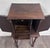 Antique C. 1920 Tudor Revival Walnut Silver / Jewelry / Collector Cabinet For Sale In Kansas City - Image 6 of 12