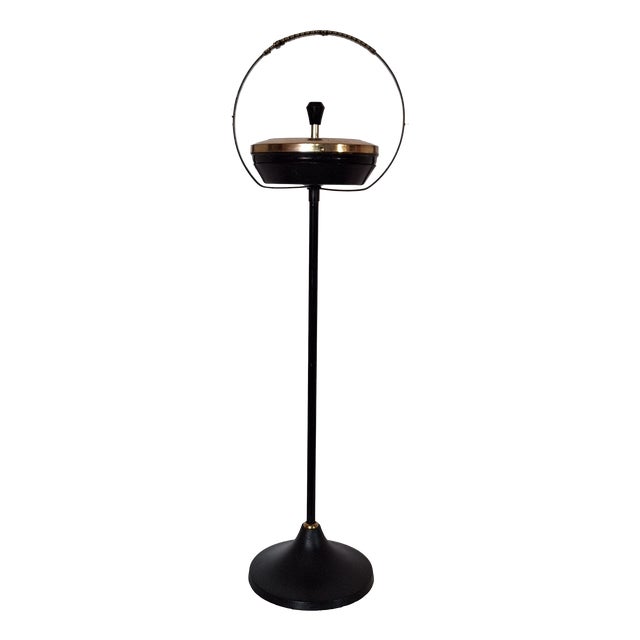 Vintage Roulette Ashtray in Stand, 1970s For Sale