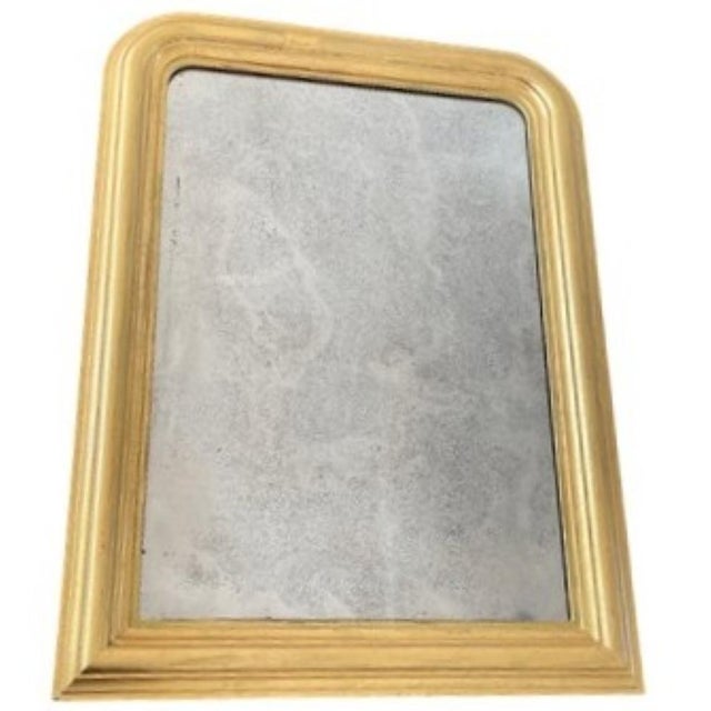 Wood Louis Philippe Giltwood Mirror, Early 20th Century For Sale - Image 7 of 7