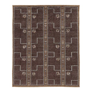 Contemporary French Art Deco Style Geometric Wool Rug by Rug & Kilim, India For Sale
