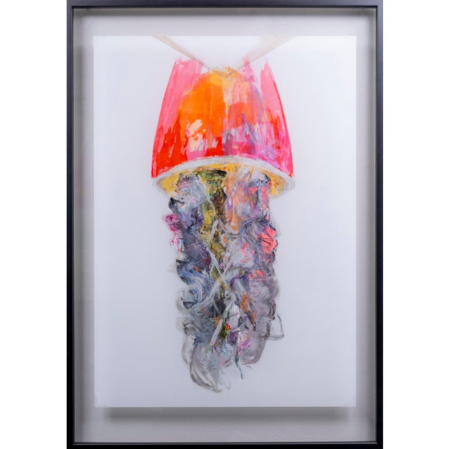 Unique style of Polymonotype screen print developed by artist Signed by Maker