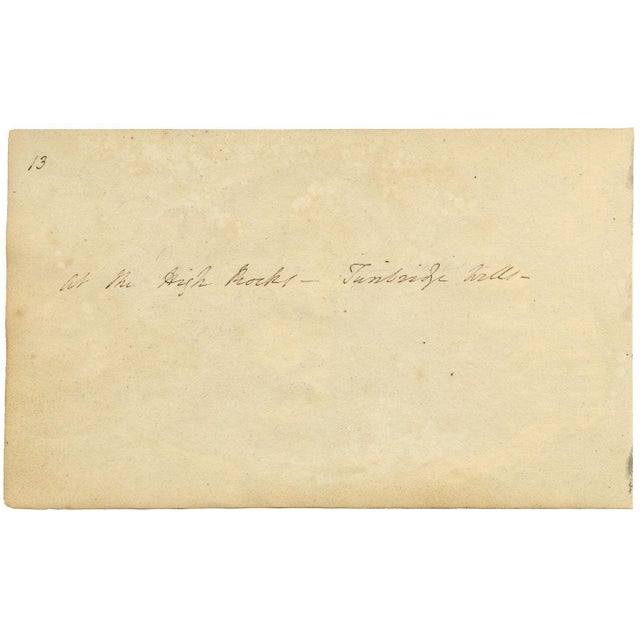 John Maule, At the High Rocks, Tunbridge Wells, Kent, 1800s, Graphite For Sale - Image 3 of 4