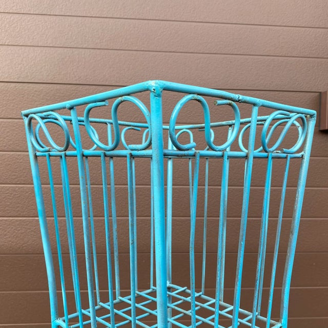 Wrought Iron Plant Stand For Sale - Image 9 of 13