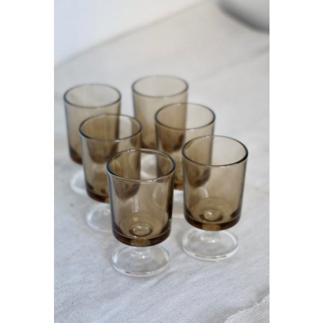 1990s Vintage Liqueur Glasses from Luminarc, 1990s, Set of 6 For Sale - Image 5 of 5