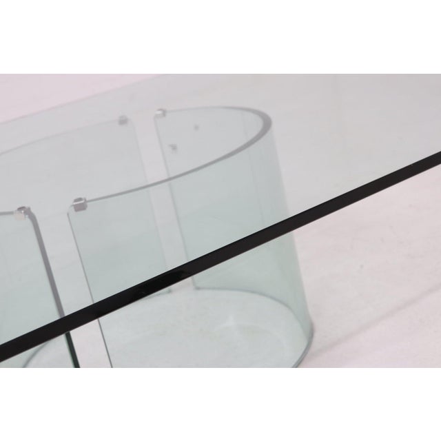 The Art of Transparency: 1970s Vintage Gallotti & Radice Coffee Table For Sale - Image 10 of 12