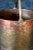 Late 19th Century Early 1900s English Copper and Brass Pot With a Handle and Grommets For Sale - Image 5 of 10