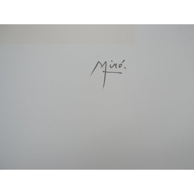 Joan Miro, Petite fille au jardin, Lithograph For Sale - Image 4 of 5