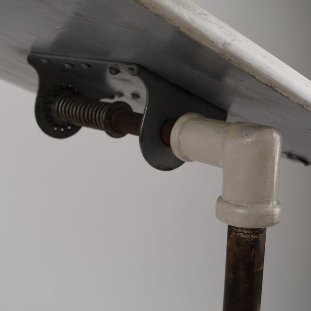 Industrial American Tilt Top Side Table, 1890s For Sale - Image 6 of 7