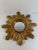 Mid-Century Modern 1950s Italian 18.5" Classic Giltwood Sunburst Wall Mirror For Sale - Image 3 of 16