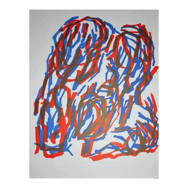 Ubac Original Lithograph Dm02142 Derriere Le Miroir 1964 For Sale