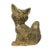 Glazed Ceramic Fox Figurine by Kaare Berven Fjeldsaa, 1960s For Sale