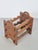 Brutalist Vintage Brutalist Oak Wine Rack, 1960s For Sale - Image 3 of 7