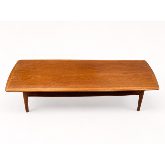 Mid-Century Modern Danish Modern Teak Coffee Table by h.w. Klein for Bramin Møbler, Denmark, Circa 1960s For Sale - Image 3 of 3