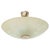 Scandinavian Modern Flush Mount in Glass and Nickel-Plated Metal, 1940s For Sale - Image 11 of 11