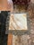 Stone Vintage Victorian Brass and Marble Side Table/Plant Stand For Sale - Image 7 of 7