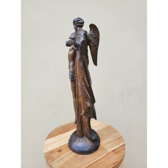 1980s Jesus Ascending Bronze Staute For Sale In Los Angeles - Image 6 of 13