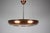 Large Art Deco Copper UFO Pendant, Former Czechoslovakia, 1930s For Sale - Image 3 of 15