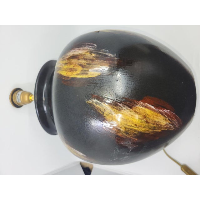 Ceramic Ceramic Lamp by Hubert Olivier, France, 1980 For Sale - Image 7 of 18