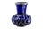 Silver Blue Glass Jar with Islamic Style Silver Cut For Sale - Image 8 of 8