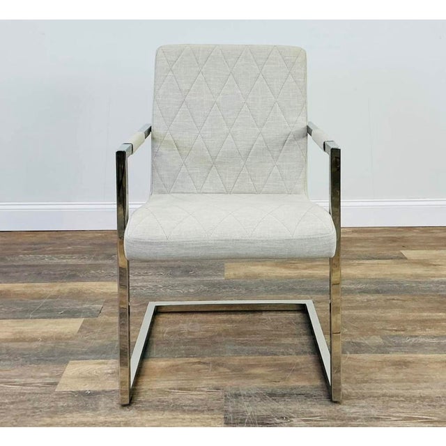 Modern Sunpan Jafar Chairs For Sale - Image 3 of 5
