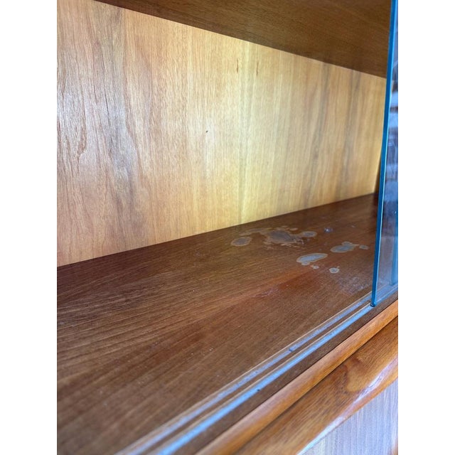 Vintage Walnut Cabinet by Franz Ehrlich for VEB Deutsche Werkstätten Hellerau, 1950s For Sale - Image 10 of 17