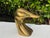 Vintage Brass Abstract Duck Bookends, Pair For Sale - Image 4 of 12