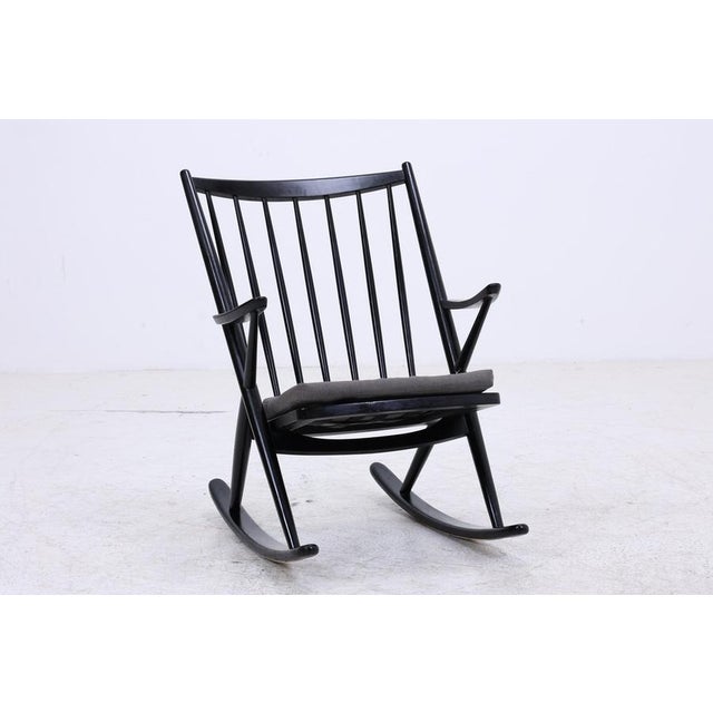 Vintage Model 182 Rocking Chair by Frank Reenskaug for Bramin For Sale - Image 17 of 17