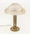 Art Deco Signed Frosted Glass and Brass Table Lamp For Sale In New York - Image 6 of 9