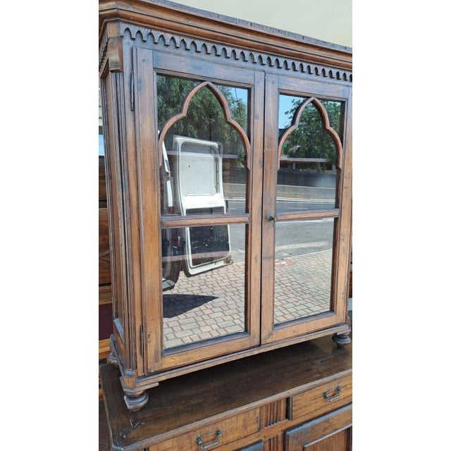Antique Scottish Cupboard in Oak, 1800s For Sale - Image 4 of 6