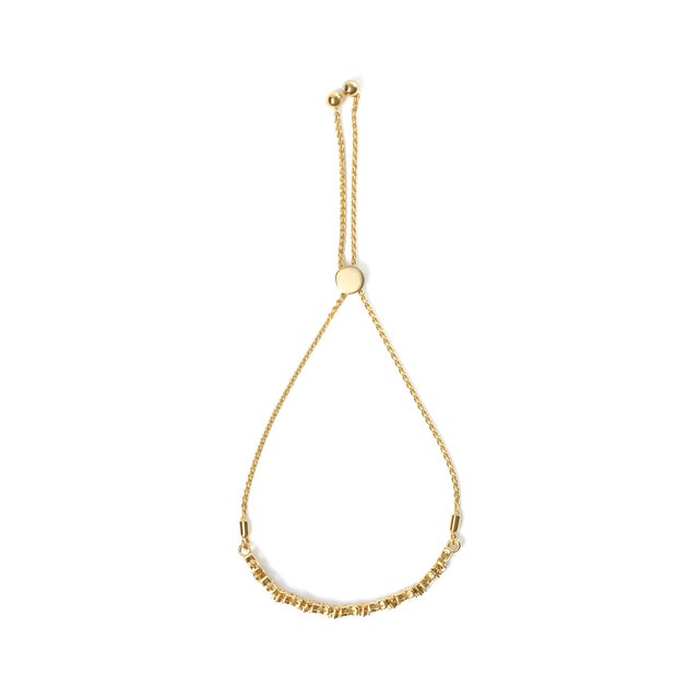 Haus of Brilliance 14K Yellow Gold Plated .925 Sterling Silver 1/4 Cttw Diamond Marquise Shaped Link 4"-10" Adjustable Bolo Bracelet (I-J Color, I1-I2 Clarity) For Sale - Image 4 of 6