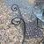 Late 20th Century Round Wrought Iron Glass Top Table With 4 Chairs For Sale - Image 6 of 6