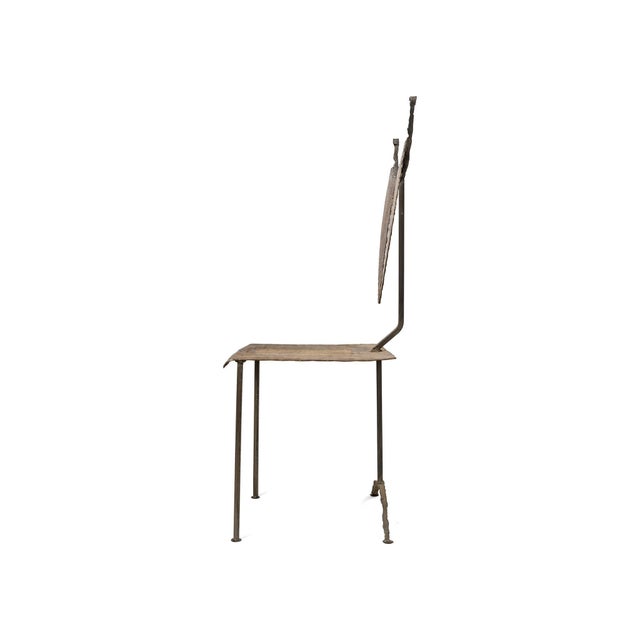 1990s Sculptural Chair by Jean-Jacques Argueyrolles, France, 1990s For Sale - Image 5 of 12
