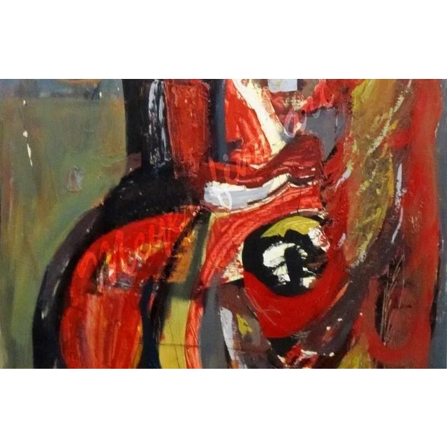 Clay Walker painting on masonite, very good condition. Signed and dated Walker 54 upper right Painted when he lived in Ohio