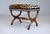 Chestnut Curule Form Stools / Benches in Leopard Velvet, Circa 1955, Italy For Sale - Image 8 of 13