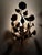 Hollywood Regency Italian Hand-Forged Rose Wall Lamps, 1950s, Set of 2 For Sale - Image 13 of 15